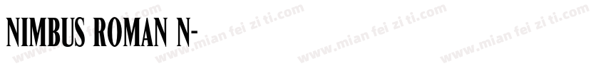 nimbus roman n字体转换